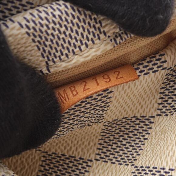 LOUIS VUITTON White Damier Leather Tote Bag - Picture 5 of 12